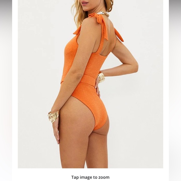NWT - Beach Riot Sydney Belted One Piece Swimsuit - L - Picture 2 of 9